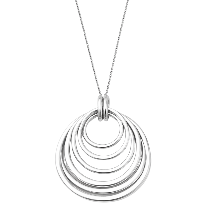 Infinite Rings Long Necklace
