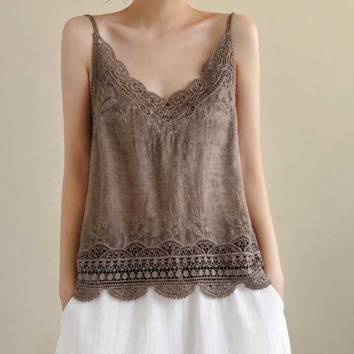 Rosewater Lace Top