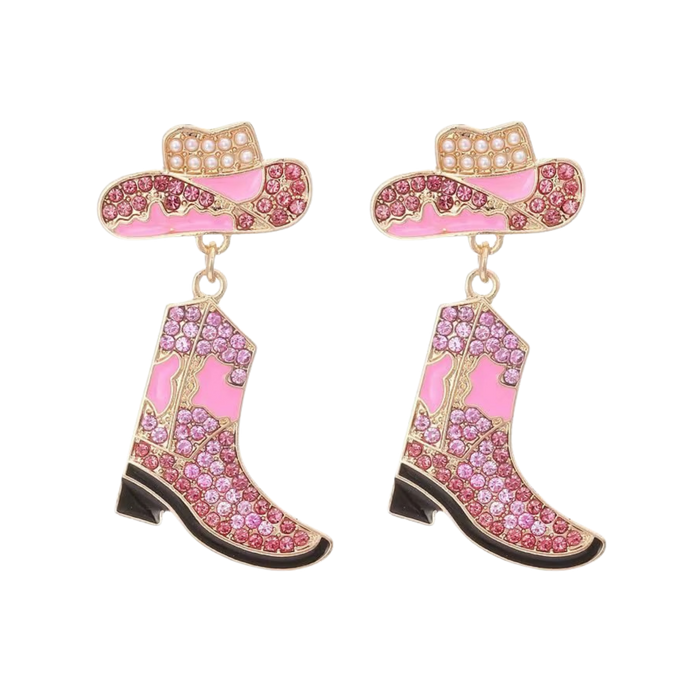 Stampede Cowgirl Earrings