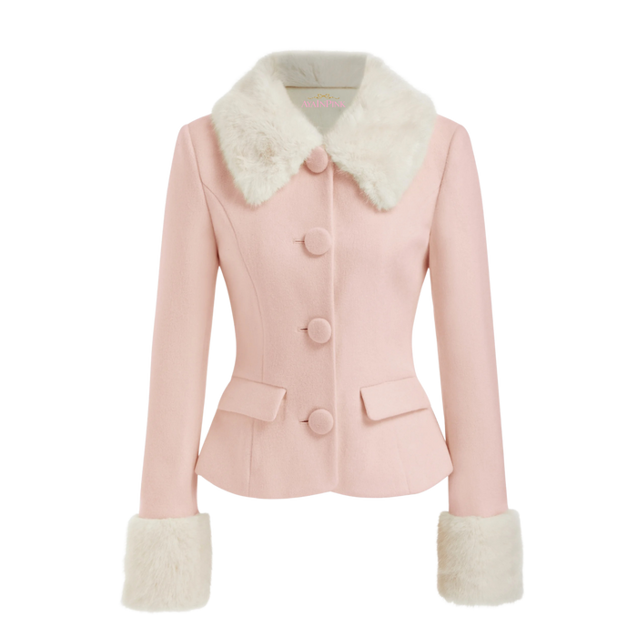The Mademoiselle Pink Fur Coat