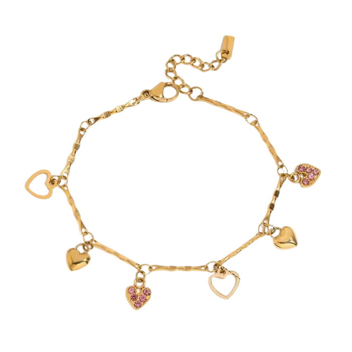 Blush Heart Bracelet