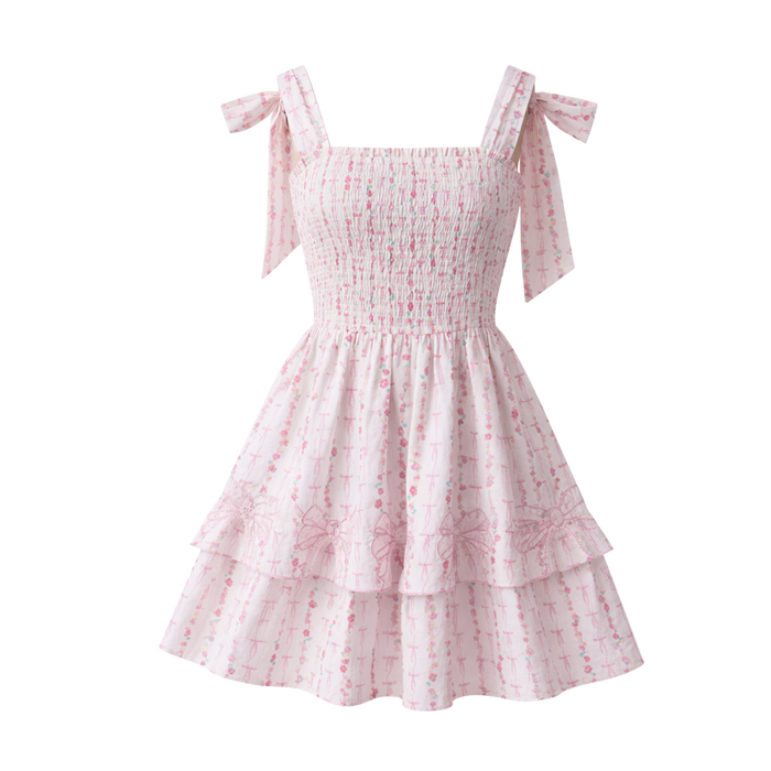 Rosalie Ribbons Mini Dress
