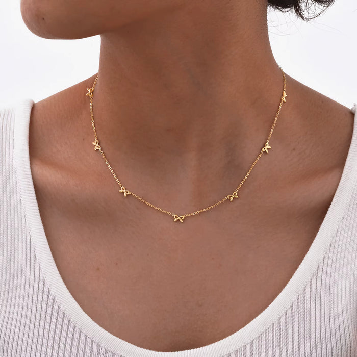 Dainty Bowknot Necklace