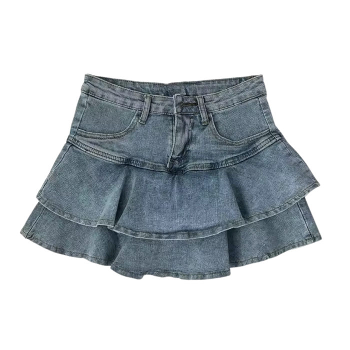 Leila Denim Skort
