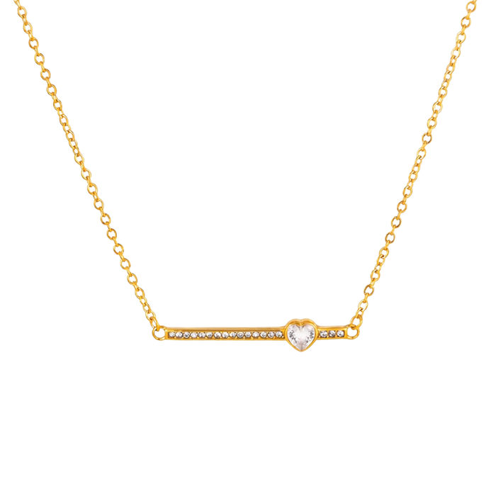 Crystal Bar Necklace