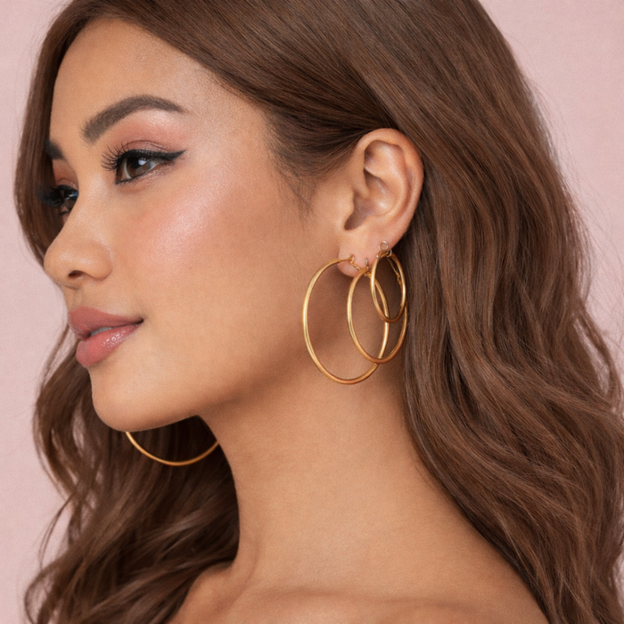 The Essential Luxe Hoops