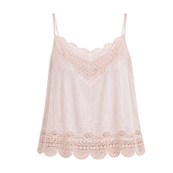 Rosewater Lace Top