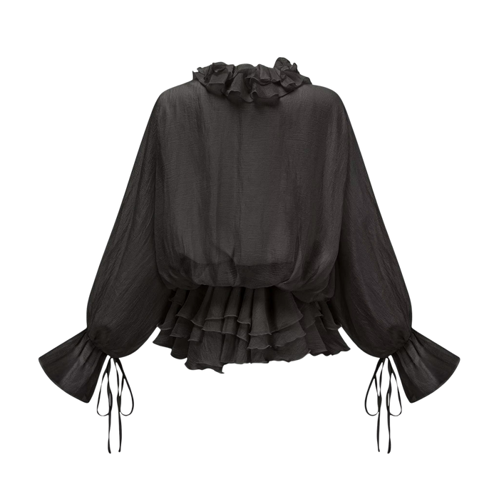 Dhalia Cascading Chiffon Dress