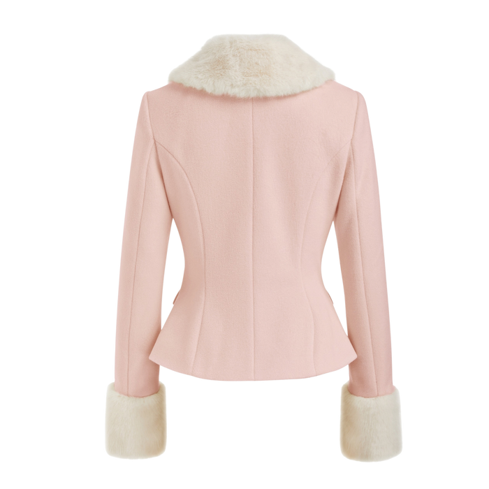 The Mademoiselle Pink Fur Coat