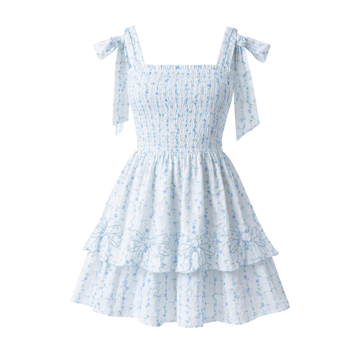Rosalie Ribbons Mini Dress