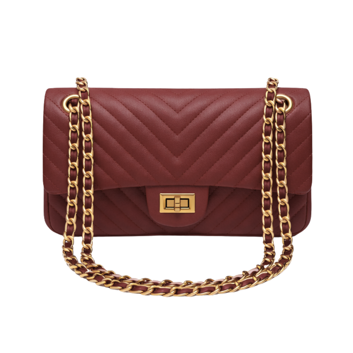 Chevron Classic Chain Bag