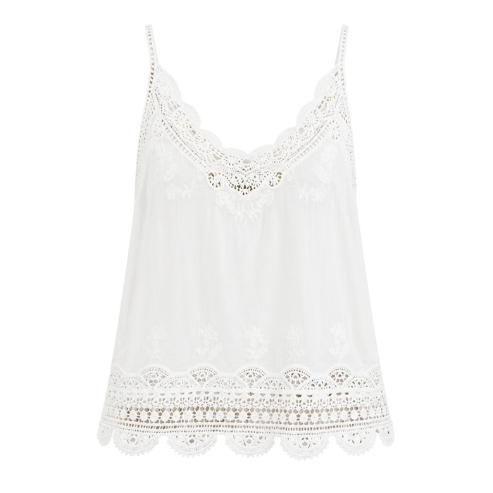 Rosewater Lace Top