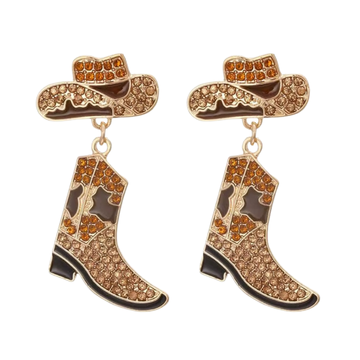 Stampede Cowgirl Earrings