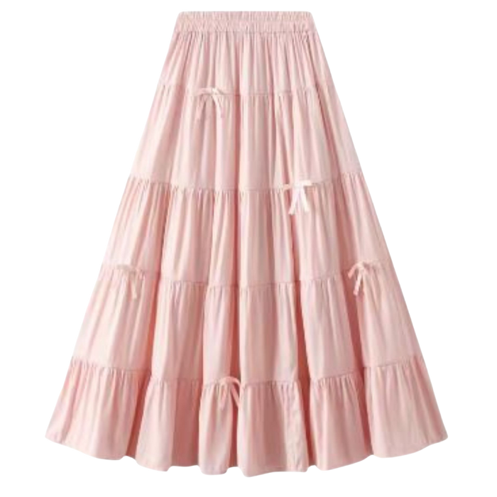 Elsie Bow Maxi Skirt