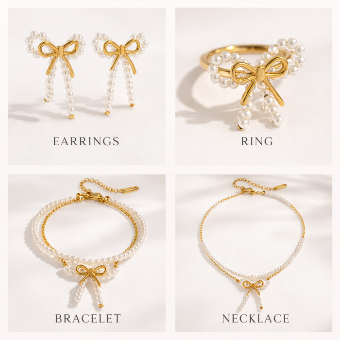 Pearl Bow Bracelet