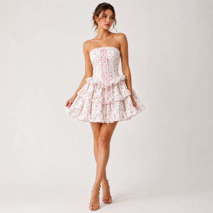 Dollhouse Floral Mini Dress