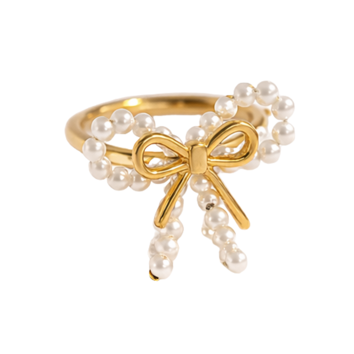 Pearl Bow Ring