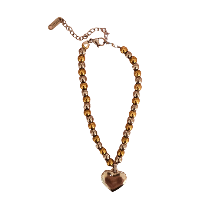 Bead Heart Charm