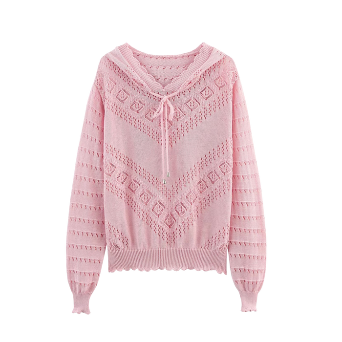 Eyelet Pullover