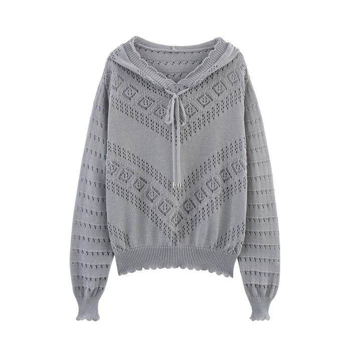 Eyelet Pullover