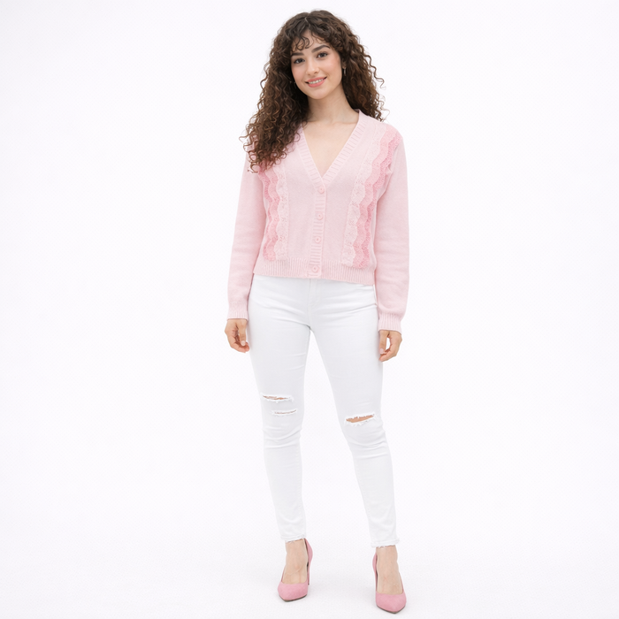 Lacey Ruffles Cardigan