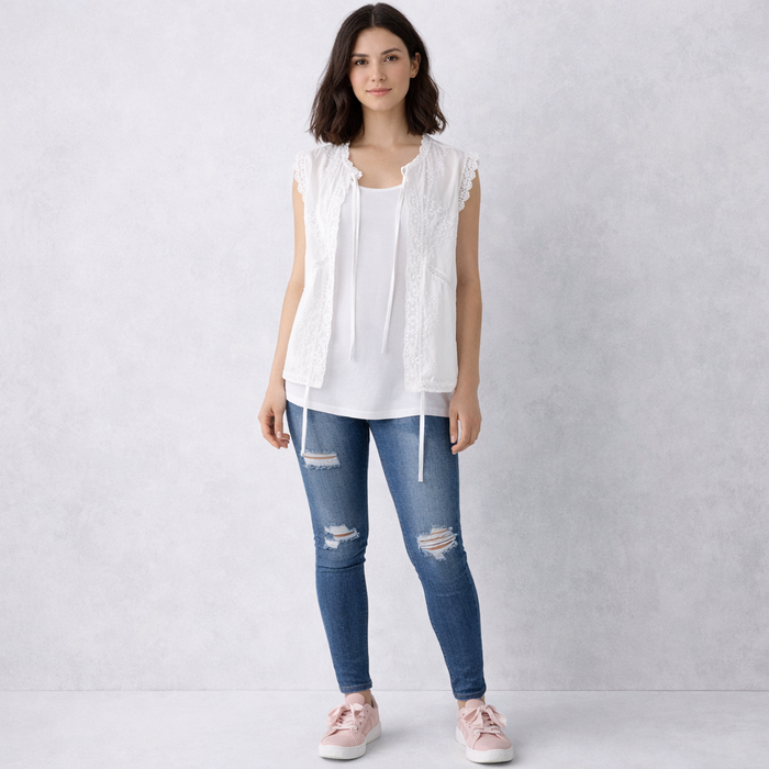 Sunlace Bloom Top
