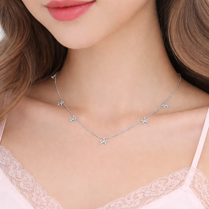 Dainty Bowknot Necklace