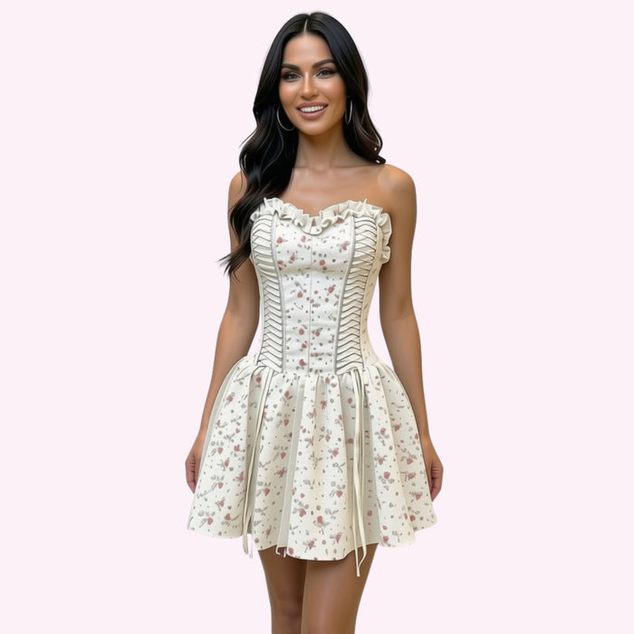 The Rosebud Dollhouse Mini Dress