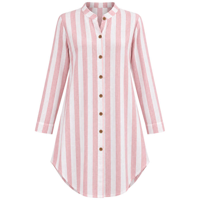 Weekend Linen Stripe Top