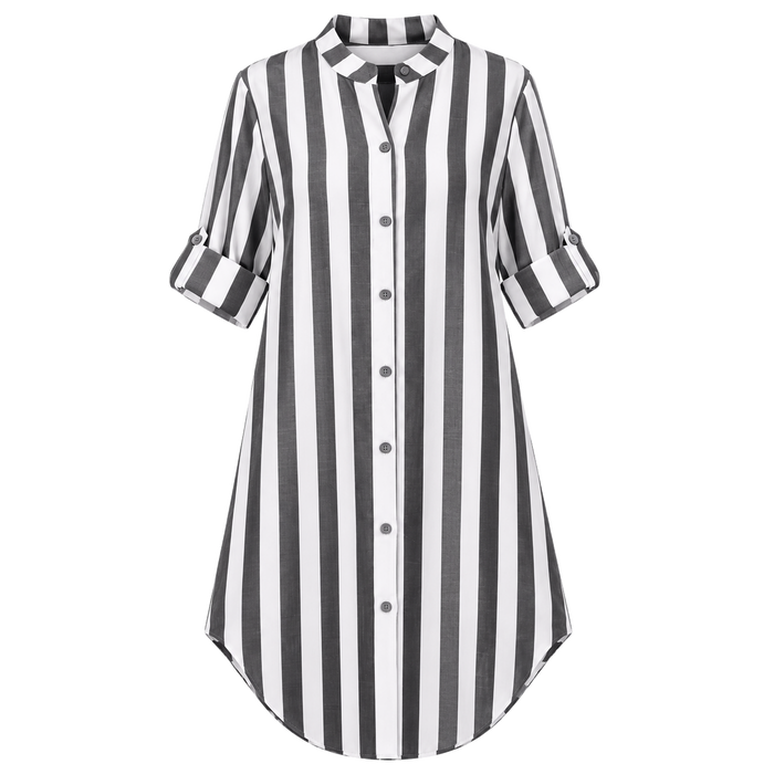Weekend Linen Stripe Top