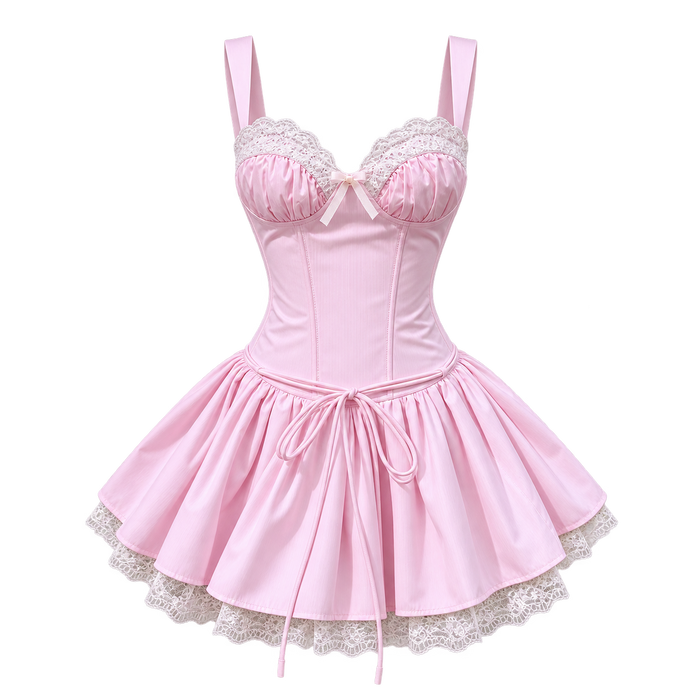 The Pink Porcelain Dollhouse Mini Dress
