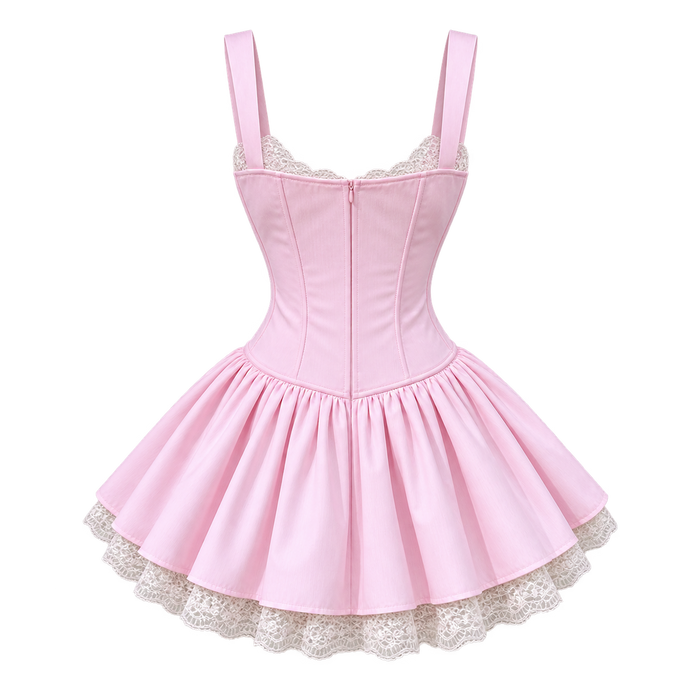 The Pink Porcelain Dollhouse Mini Dress