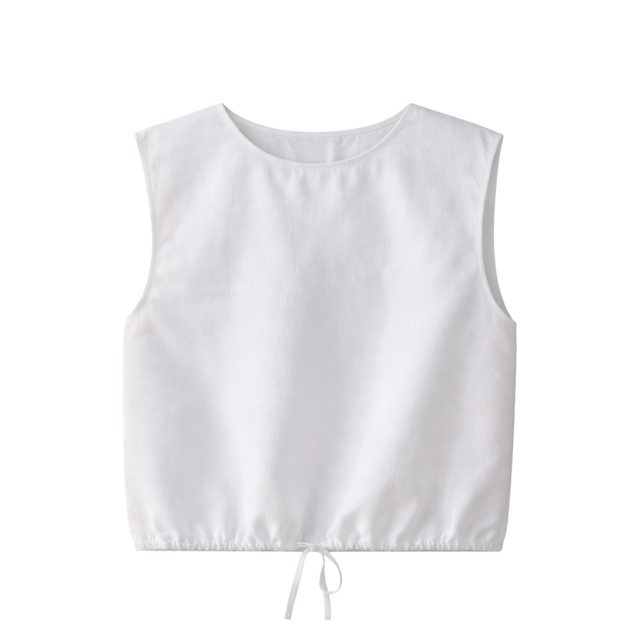 Linea Linen Drawstring Top