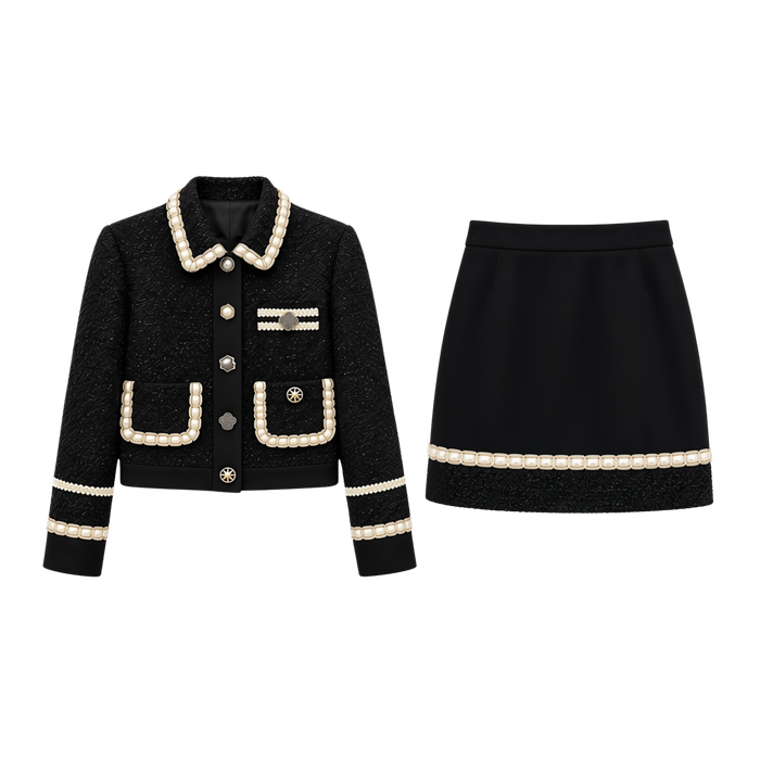 The Parisian Bouclé Tweed Set